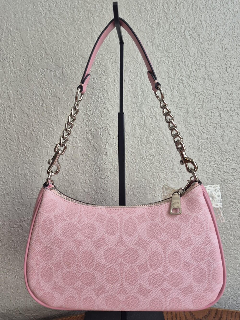 Coach Dusty Pink Teri Shoulder Bag - Picture 2 of 10